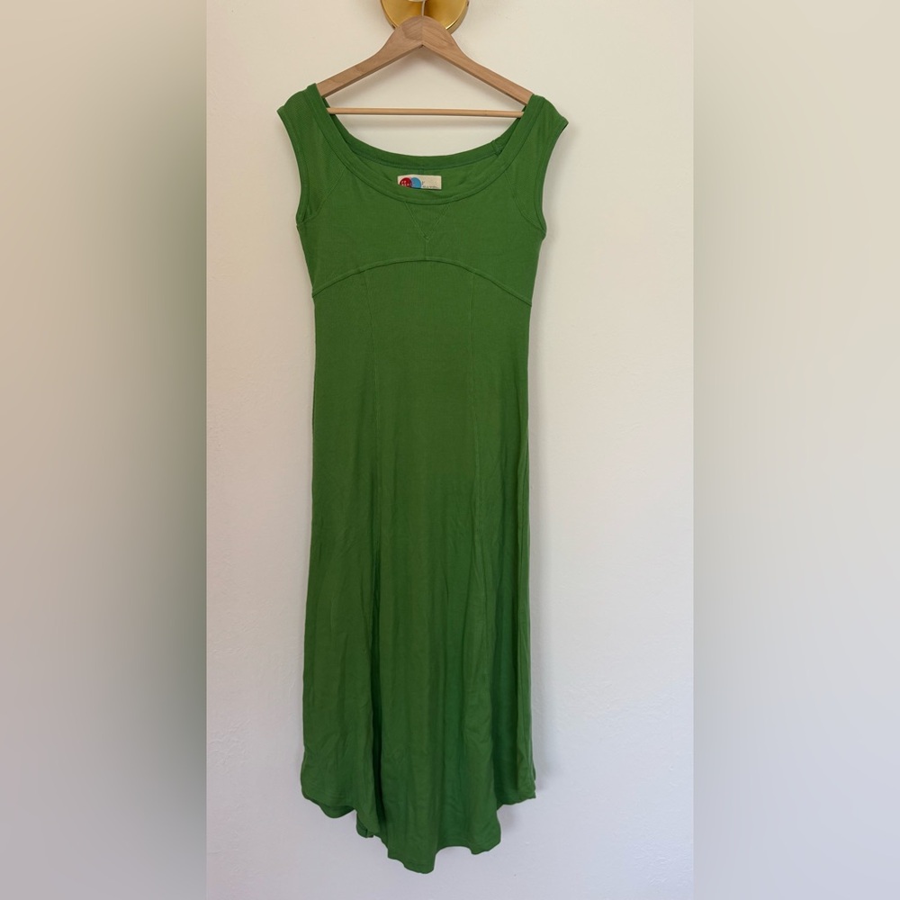 NWOT Free People - Green Scoop Beck Midi Dress - Size Small